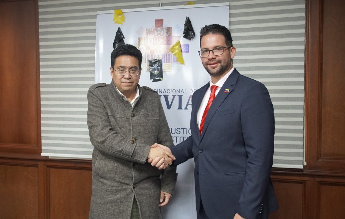 Venezuela y Bolivia actualizan agenda de cooperación en materia de justicia