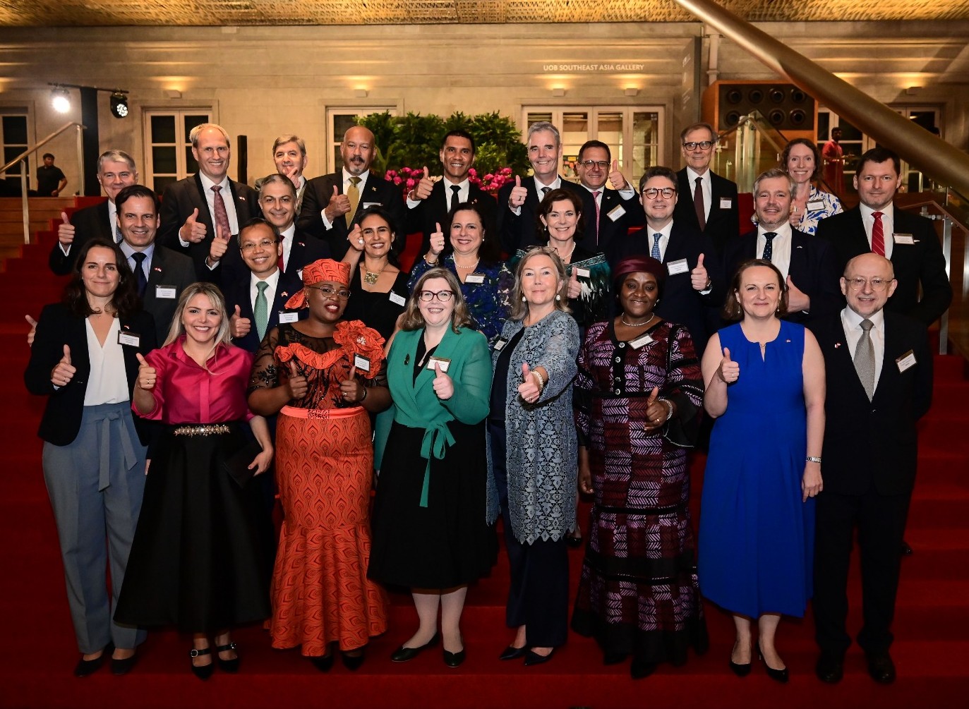 Embajadora en Singapur participa en Gala Anual del Cuerpo Diplomático