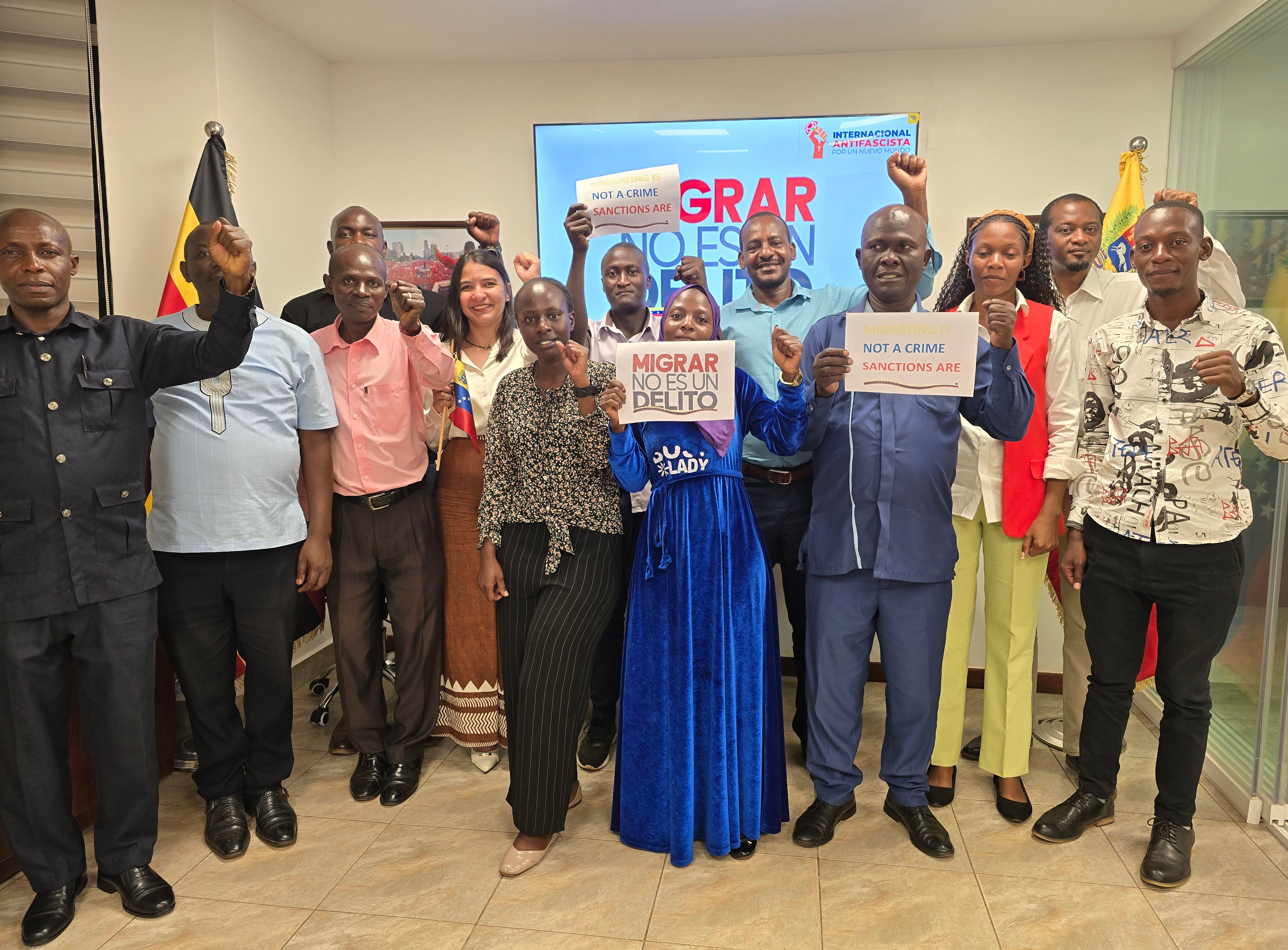 Capítulo Uganda de Internacional Antifascista expresa su solidaridad con migrantes venezolanos
