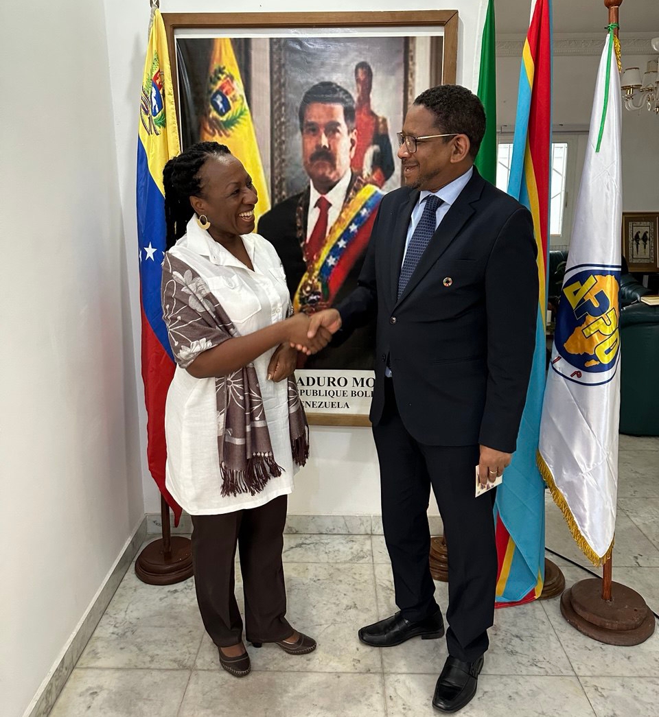 Embajadora Suárez se reúne con Coordinador de Naciones Unidas en República del Congo