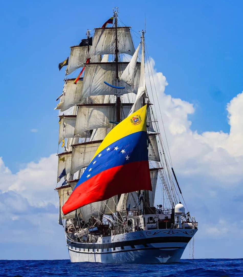 Buque Escuela Simón Bolívar de la Armada Venezolana arribará a puertos mexicanos