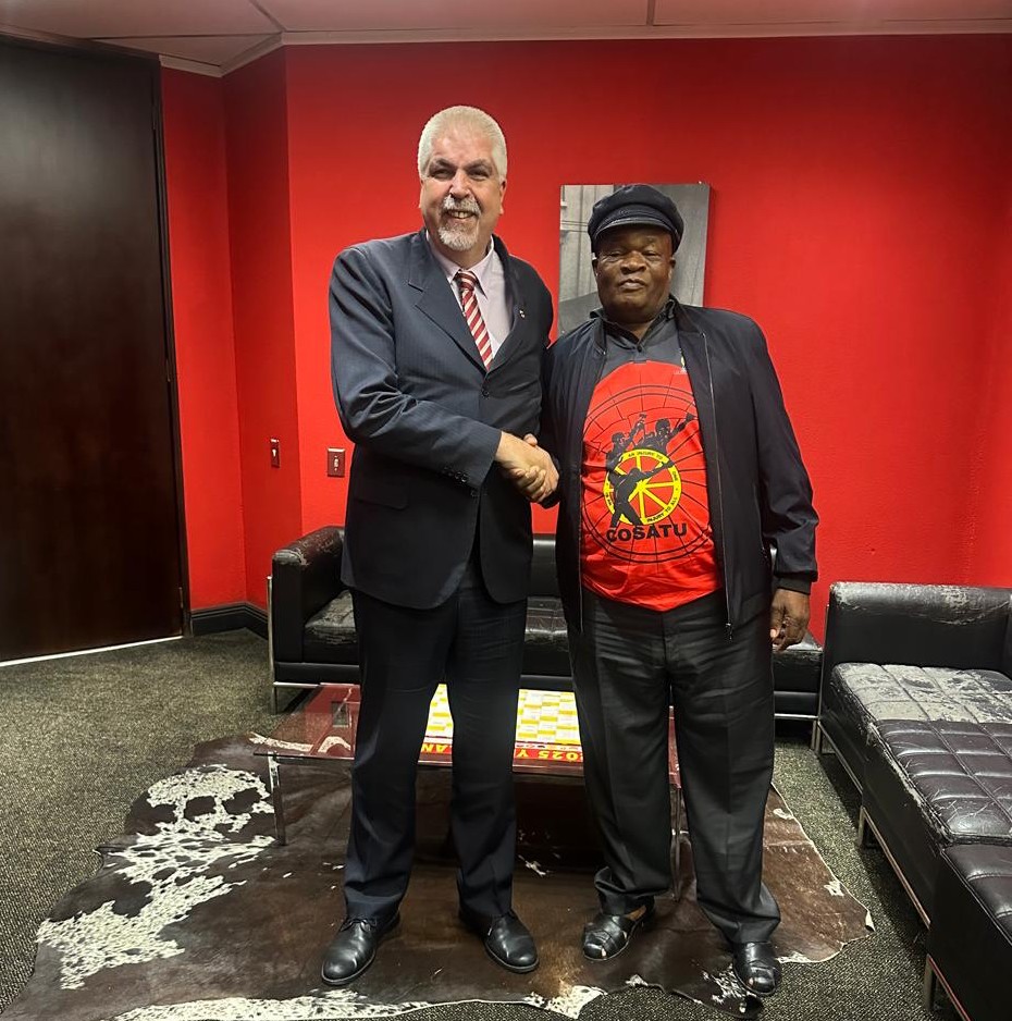 Viceministro Pimentel sostiene reuniones con alianza política que gobierna Sudáfrica