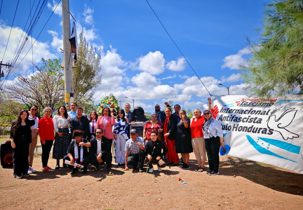 Internacional Antifascista de Honduras conmemora el 80° Aniversario de la Victoria sobre el Nazismo