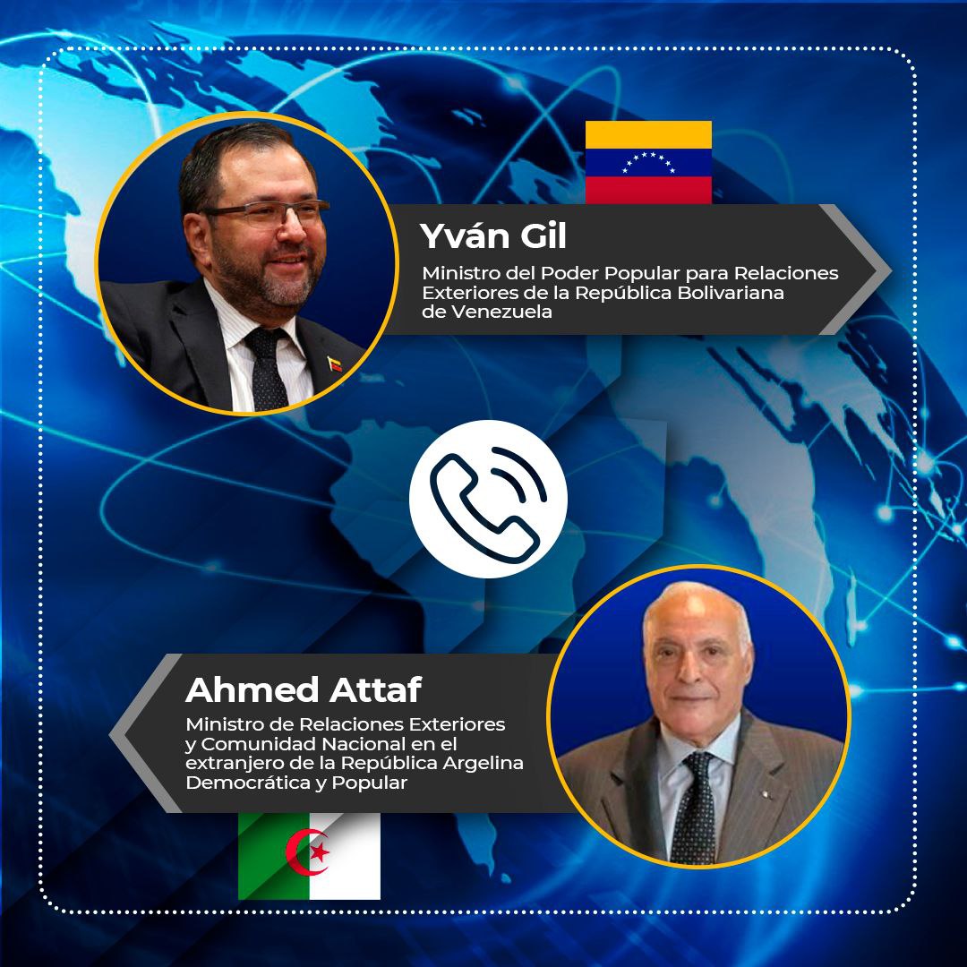 Venezuela y Argelia preparan reunión del Comité Conjunto de Cooperación