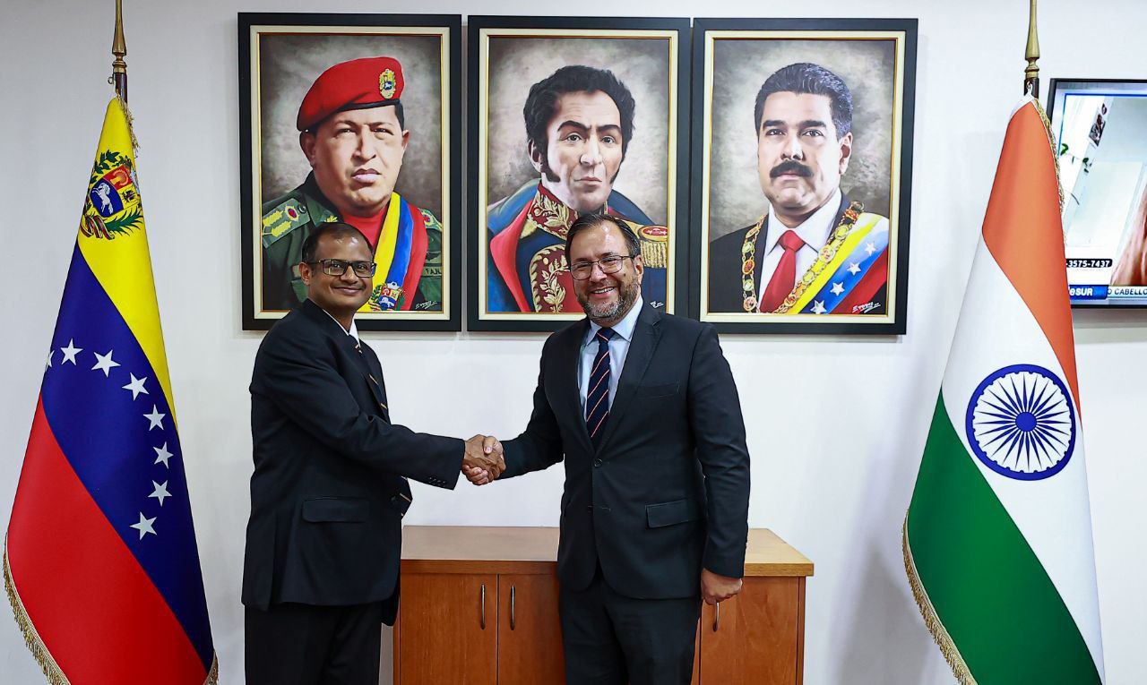 Venezuela e India reafirman cooperación en ámbitos político, energético y comercial