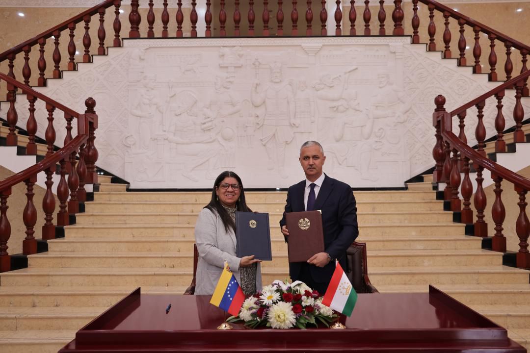 Venezuela y Tayikistán suscriben memorándum de entendimiento del Mecanismo de Consultas Políticas