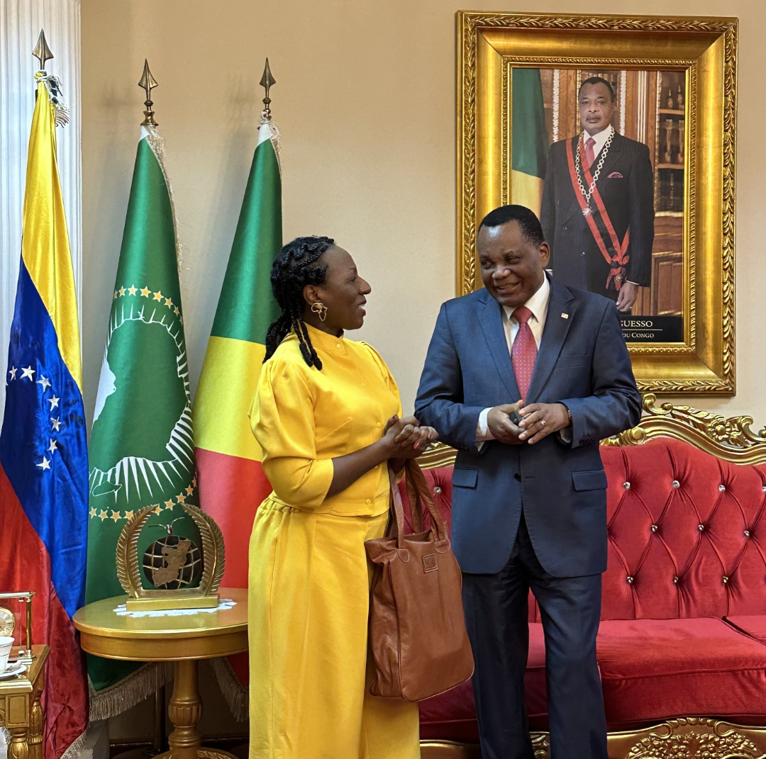 Embajadora de Venezuela se reúne con Canciller de la República del Congo