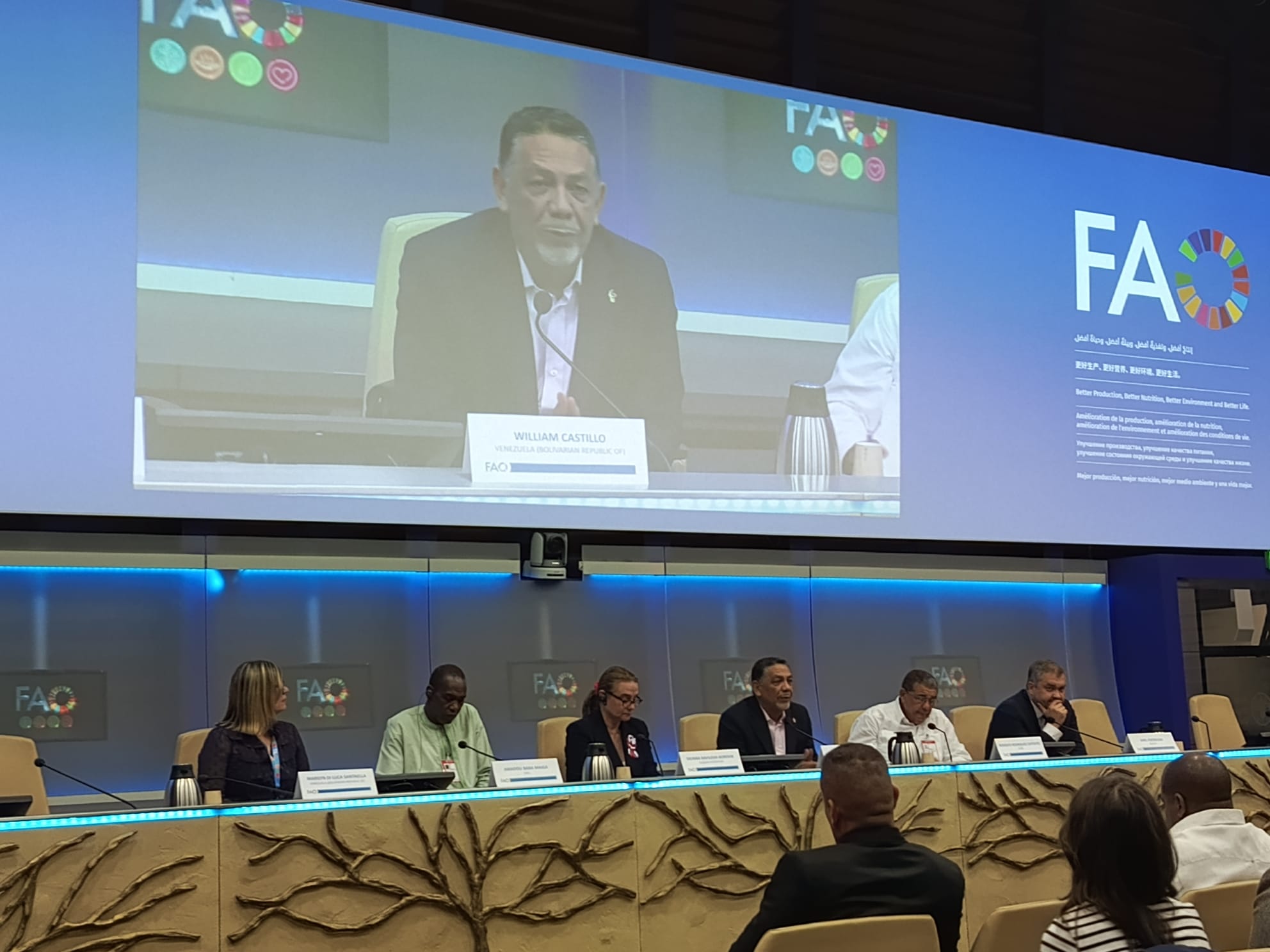 Venezuela en la FAO: Sanciones impiden desarrollo de los sistemas agroalimentarios