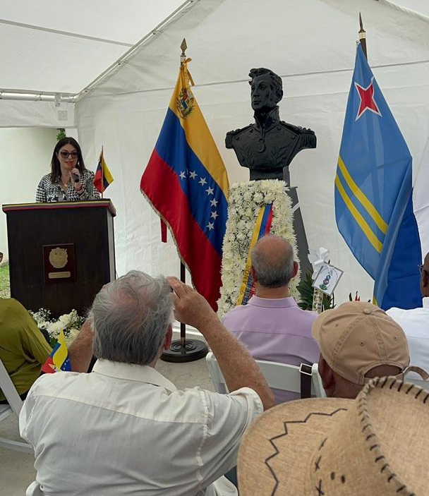 Venezuela celebra en Aruba 214 años de independencia
