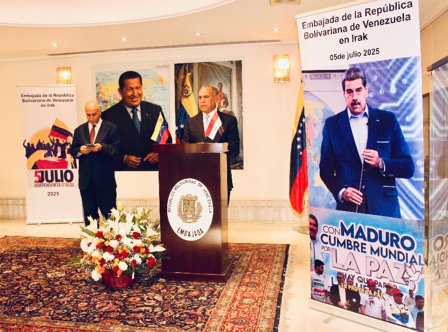 Embajada en Bagdad presenta en conferencia Iniciativa Presidencial por la Paz y contra la Guerra