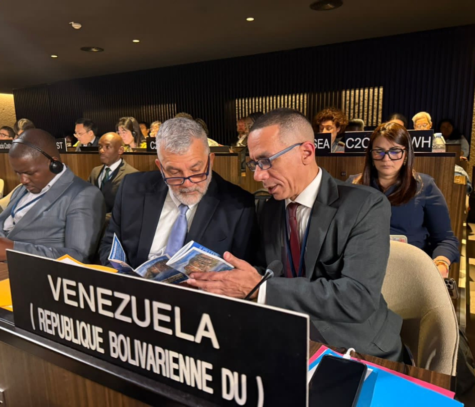 Venezuela asiste a la 47ª sesión del Comité del Patrimonio Mundial de la UNESCO en París
