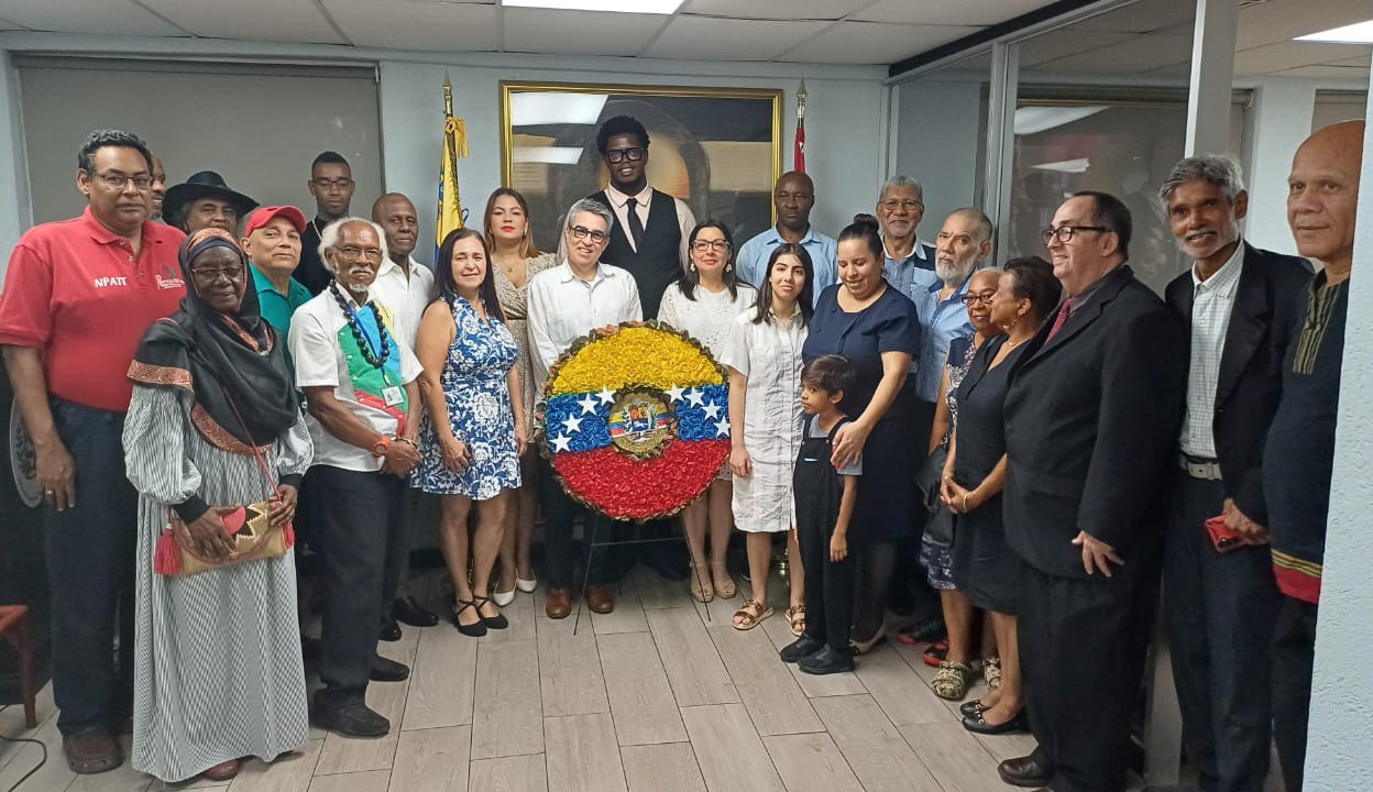 Trinidad y Tobago se une a mensajes de solidaridad durante conmemoración de la Independencia de Venezuela