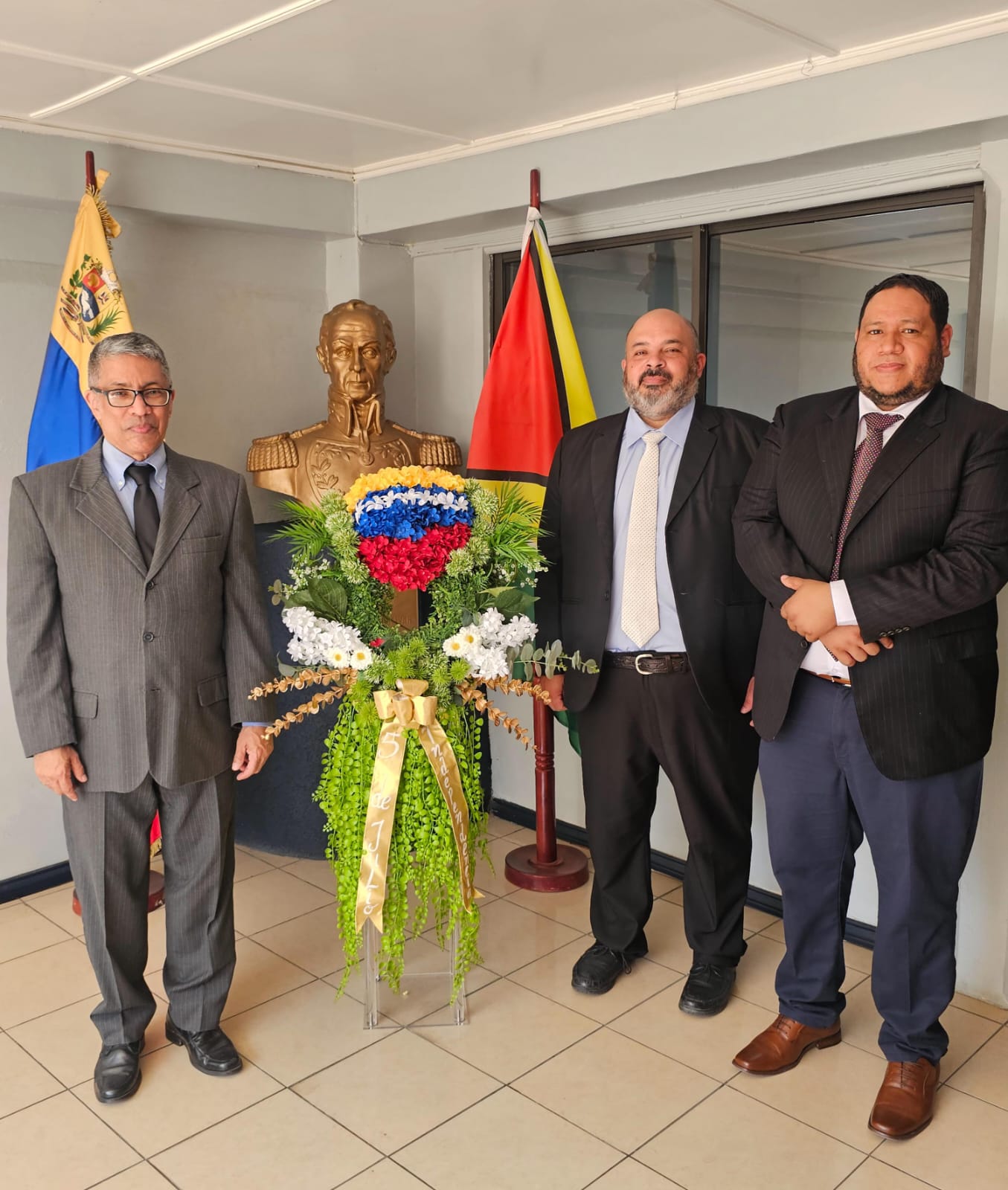 Embajada en Guyana celebró aniversario de la Independencia de Venezuela