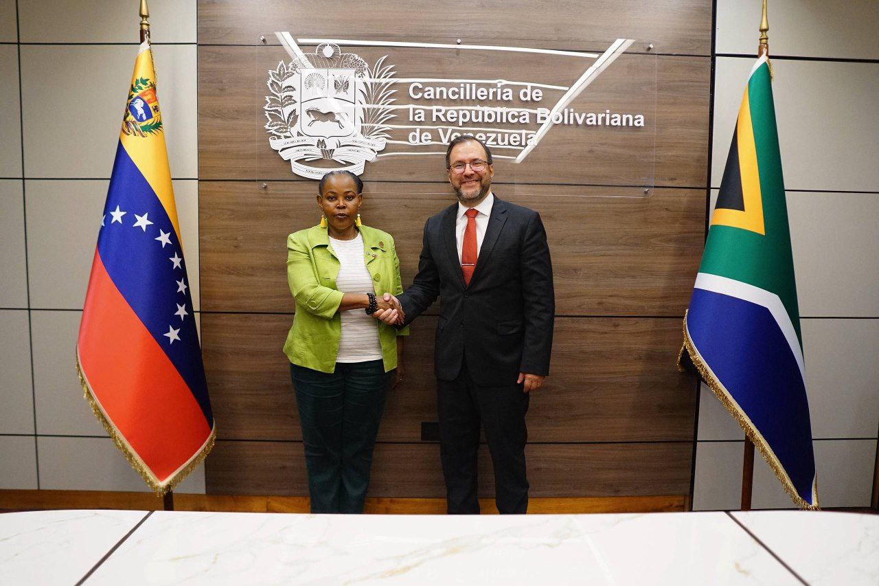 Venezuela y Sudáfrica fortalecen vínculos de cooperación y solidaridad