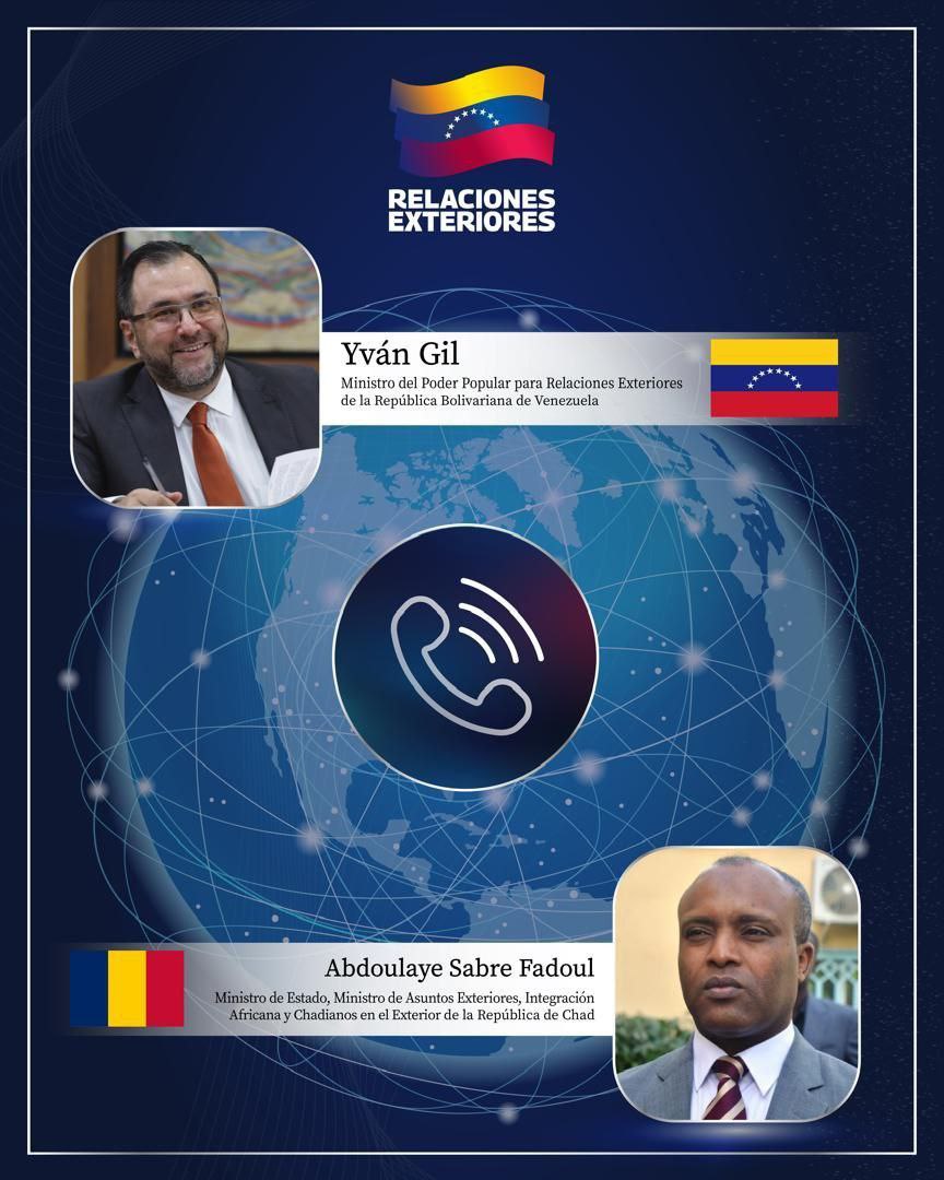 Venezuela y Chad acuerdan acciones concretas para fortalecer cooperación estratégica