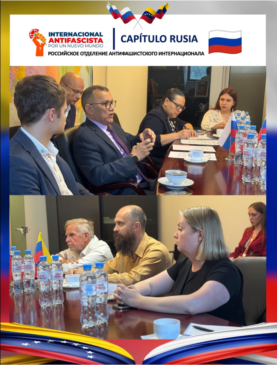 Internacional Antifascista de Rusia condena declaraciones de Fiscal de EE.UU. contra Presidente Maduro