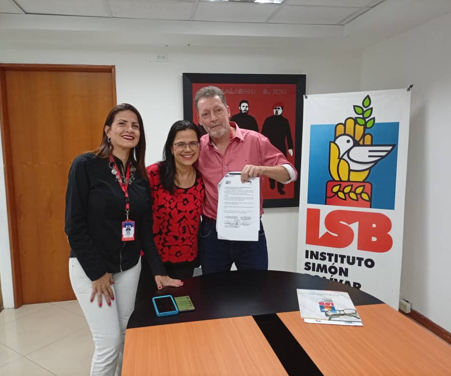 Instituto Simón Bolívar firmó convenio con Escuela Popular y Latinoamericana de Cine y Televisión "Simón Rodríguez"