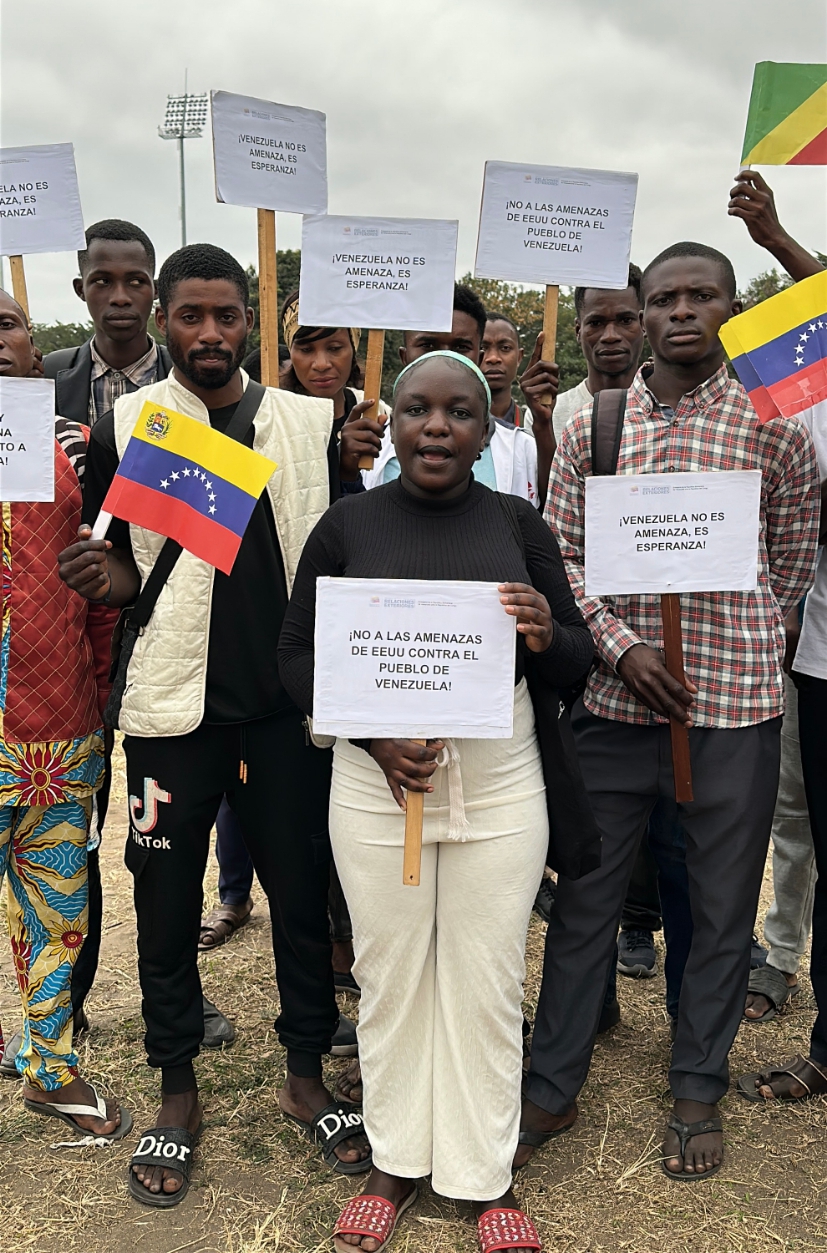 Amigos de Venezuela en República del Congo transmiten solidaridad ante amenazas de EEUU