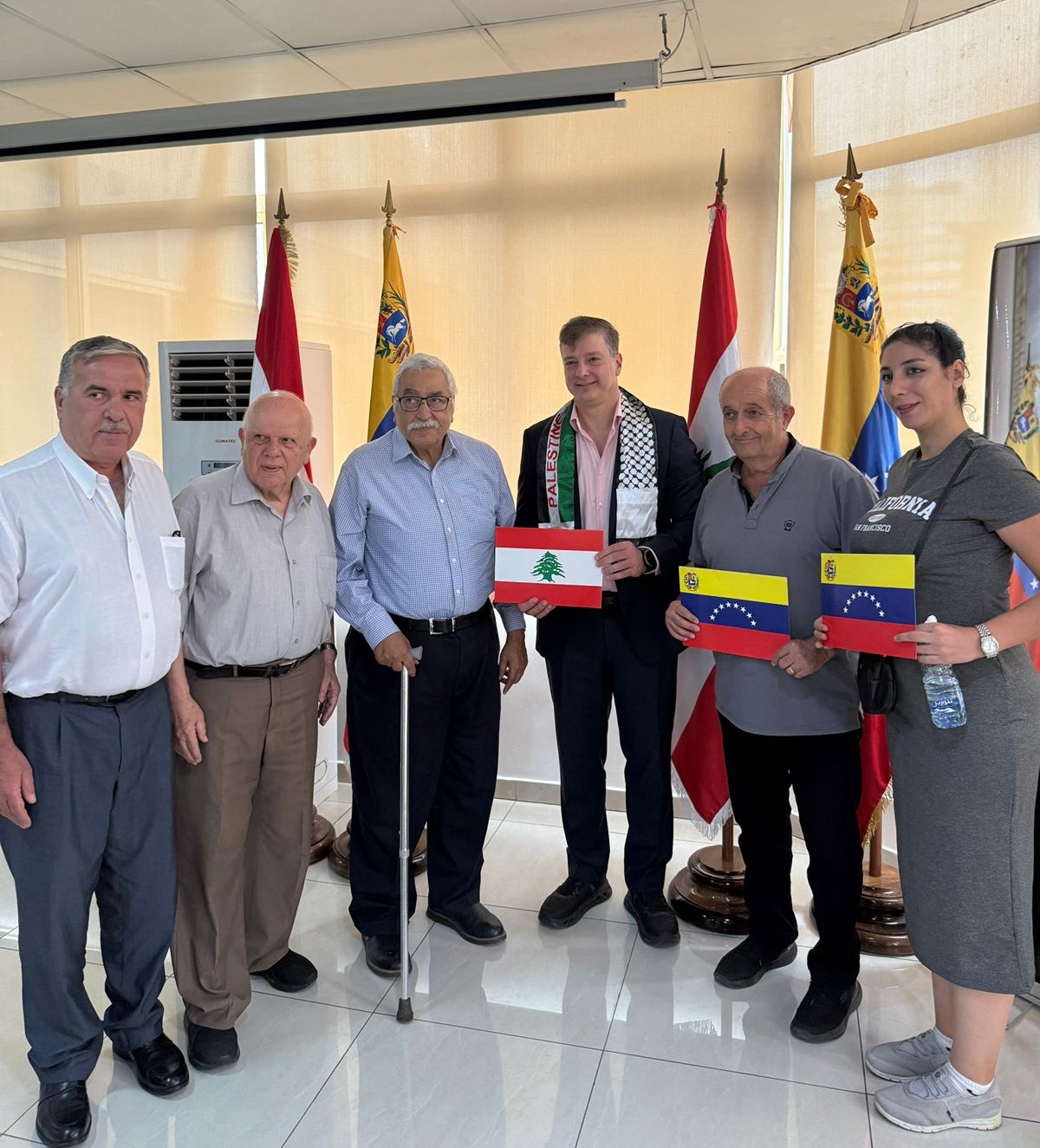 Partidos políticos libaneses, palestinos y árabes expresan su solidaridad con Venezuela