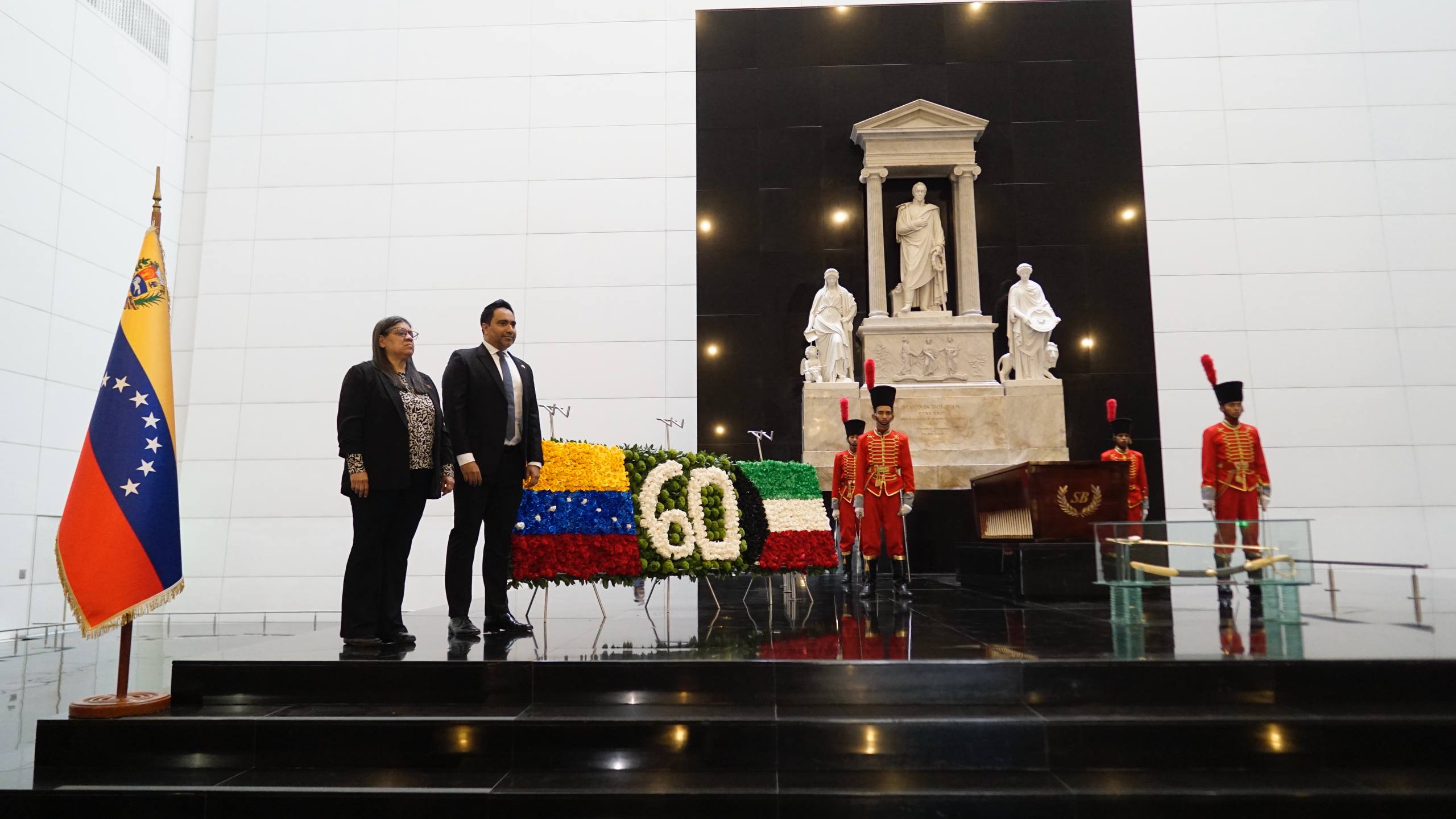 Venezuela y Kuwait rinden homenaje al Libertador por 60° años de relaciones diplomáticas
