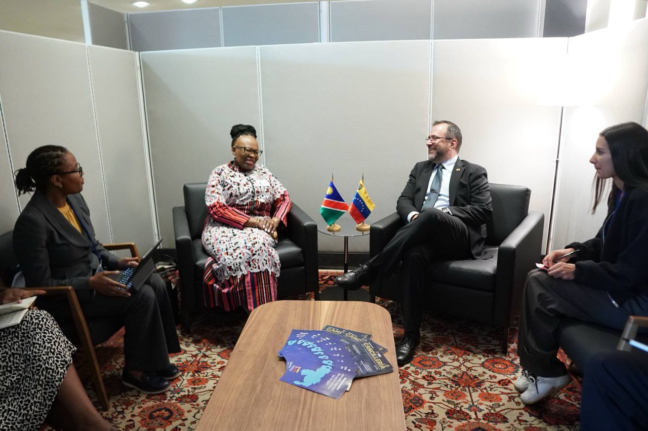Venezuela y Namibia ratifican compromiso de potenciar la cooperación y el intercambio