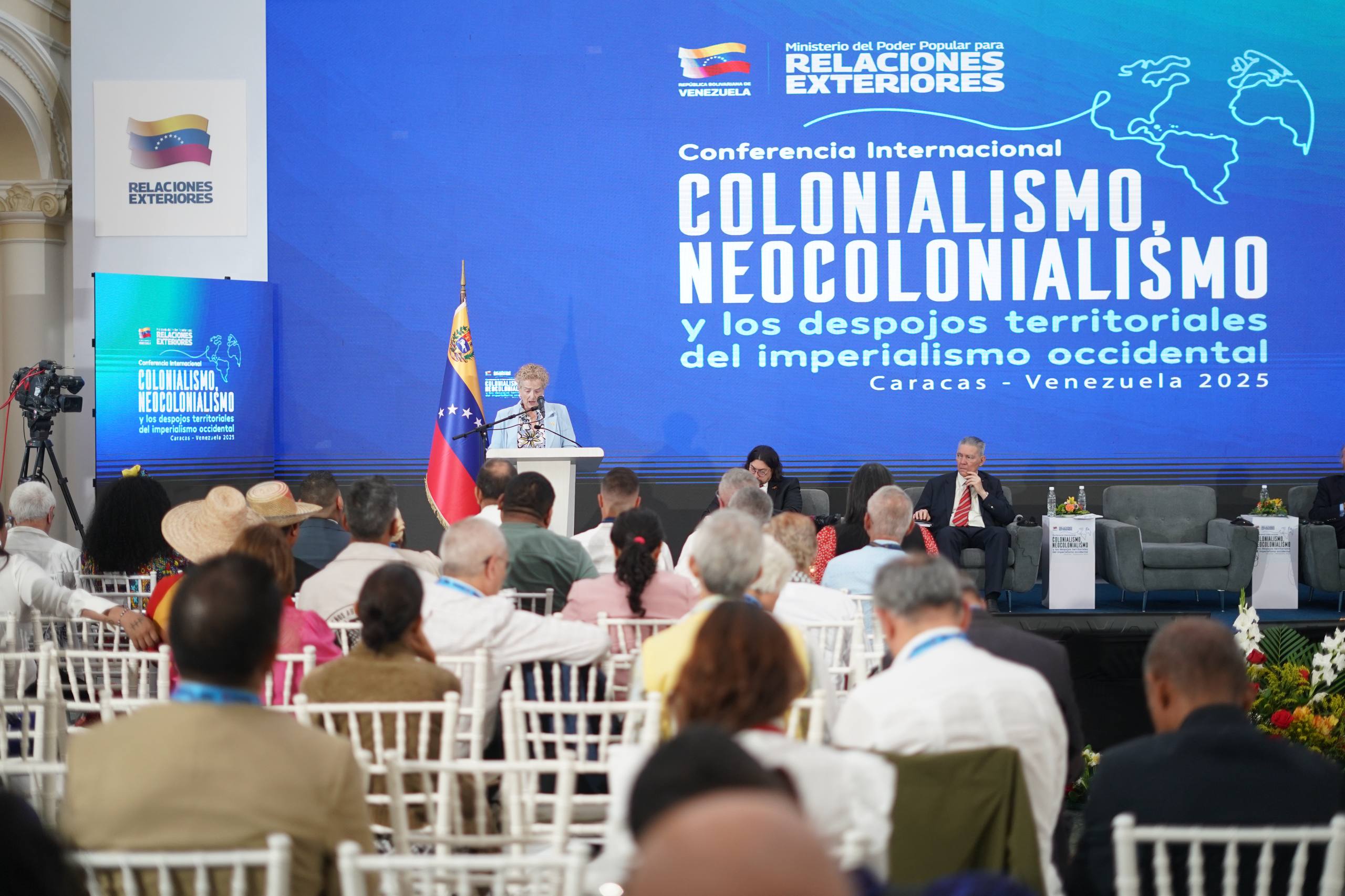 Reafirman lucha contra el despojo territorial y el neocolonialismo en Conferencia Internacional