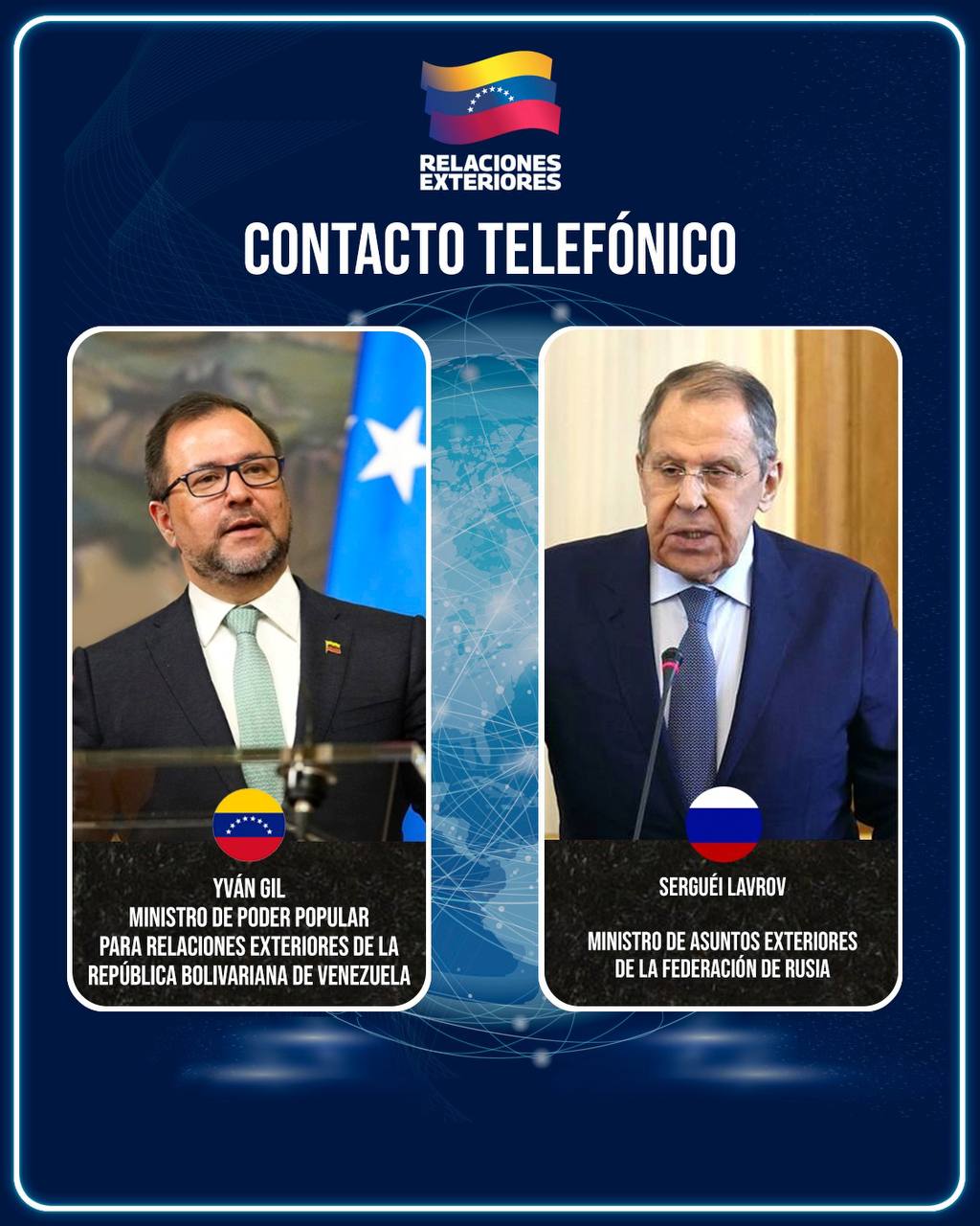 Venezuela recibe plena expresión de apoyo de Rusia frente a amenaza bélica en el Caribe