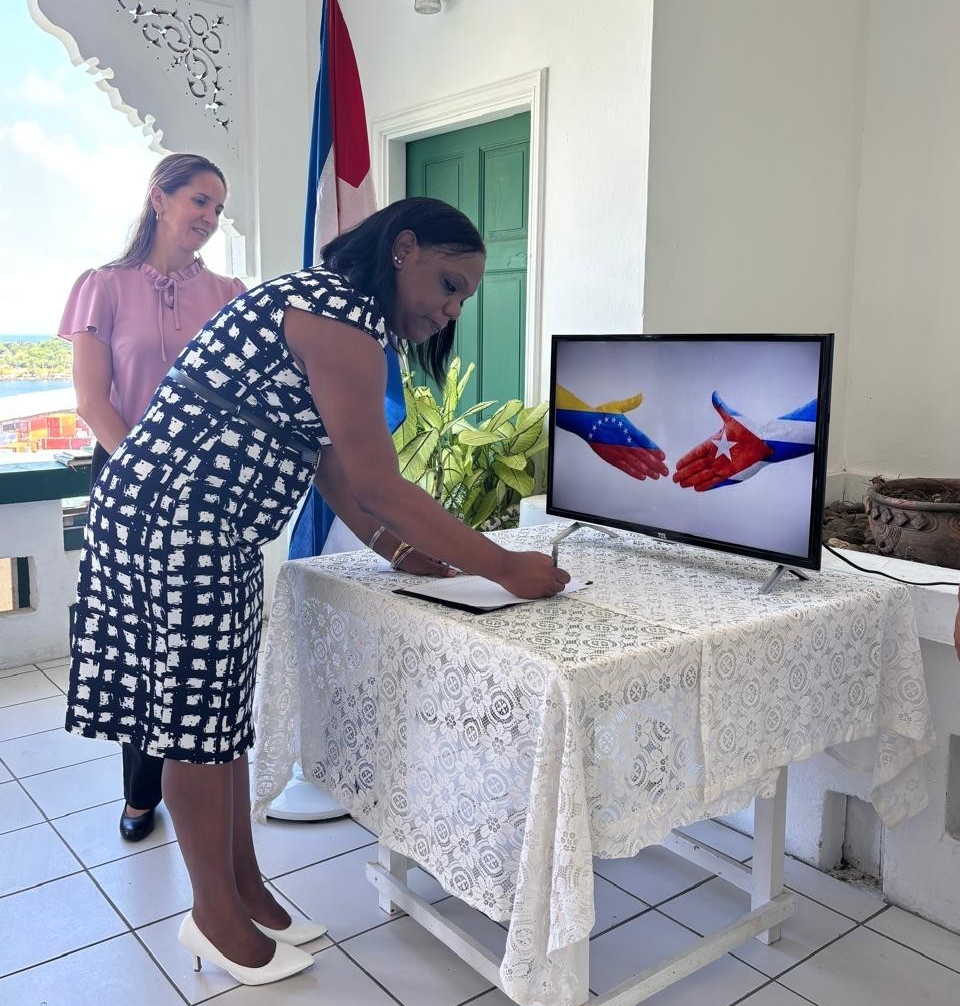 Colaboradores cubanos en Santa Lucía realizaron jornada de solidaridad con Venezuela