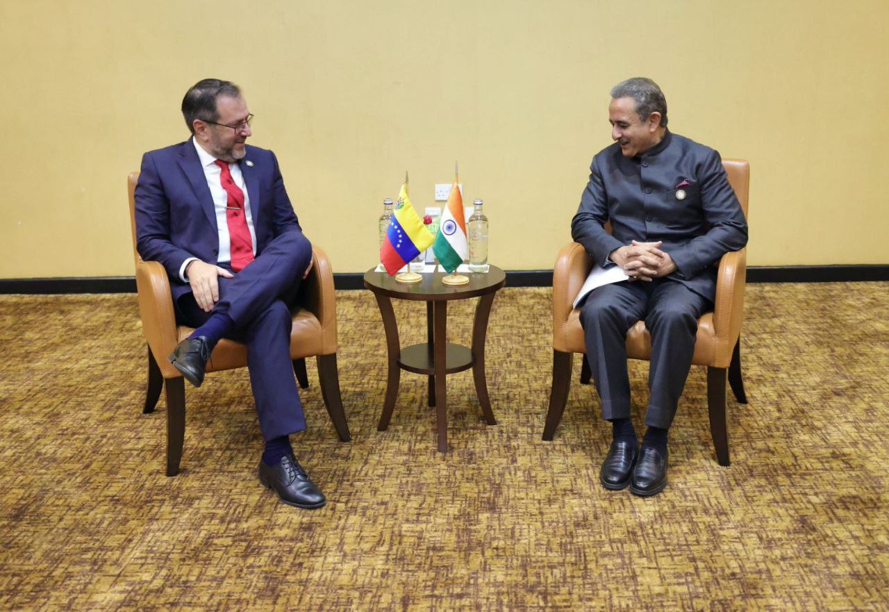 Venezuela y la India reafirman compromiso conjunto de fortalecer alianza