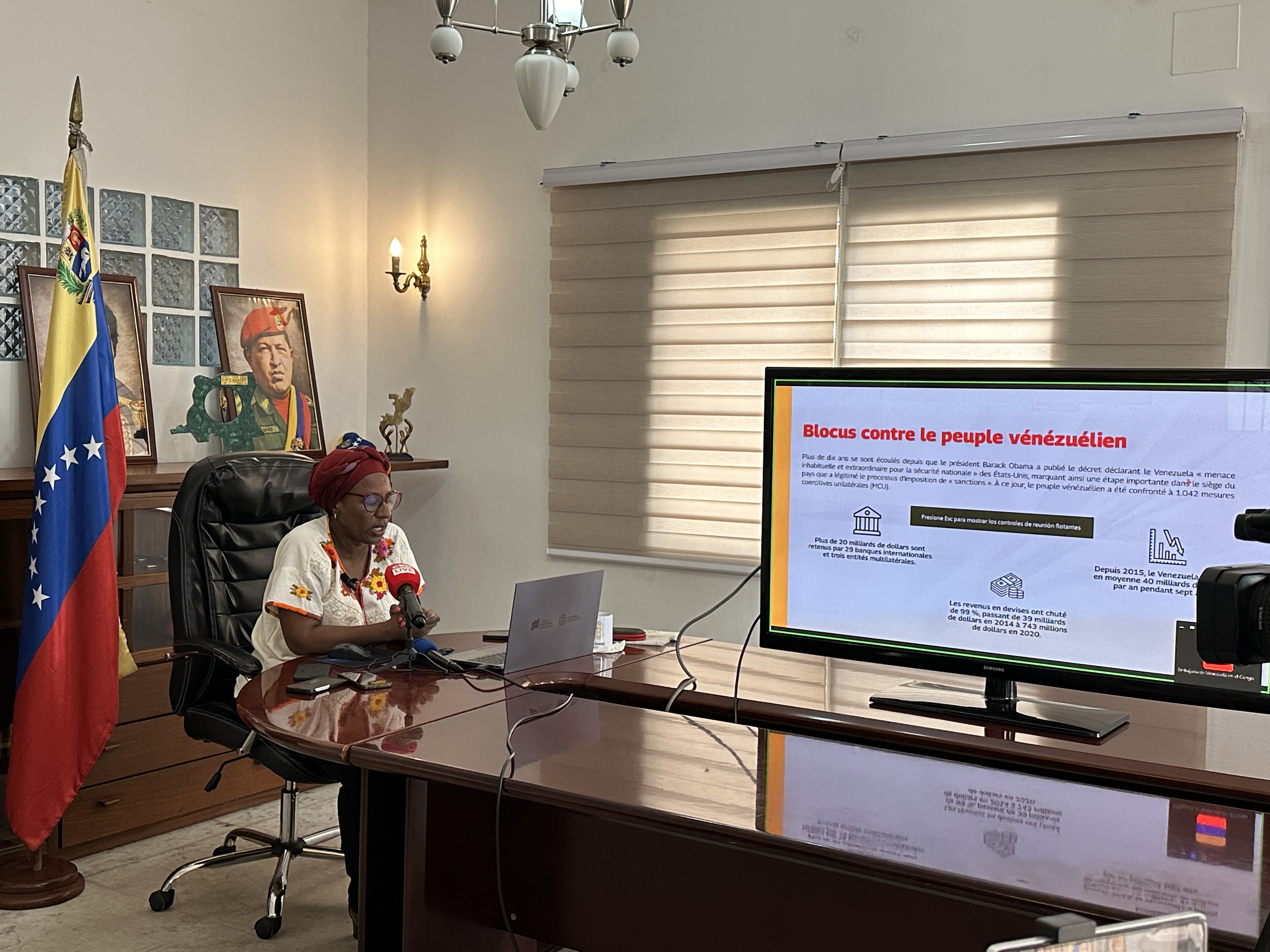 La verdad de Venezuela se expone ante medios de comunicación del Congo