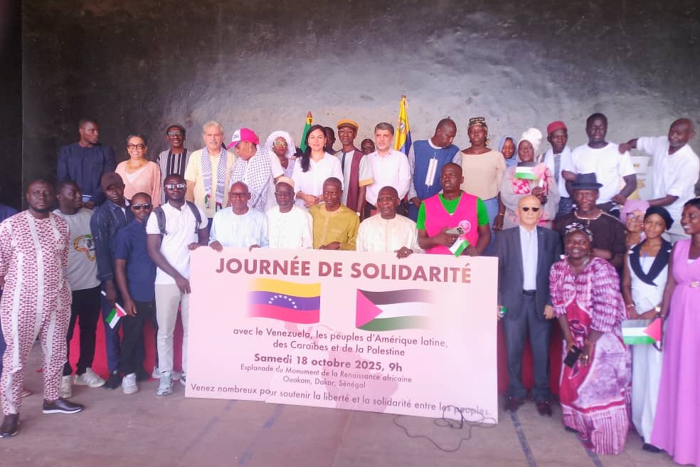 Actividad de solidaridad con Venezuela, América Latina y Palestina realizan en Senegal