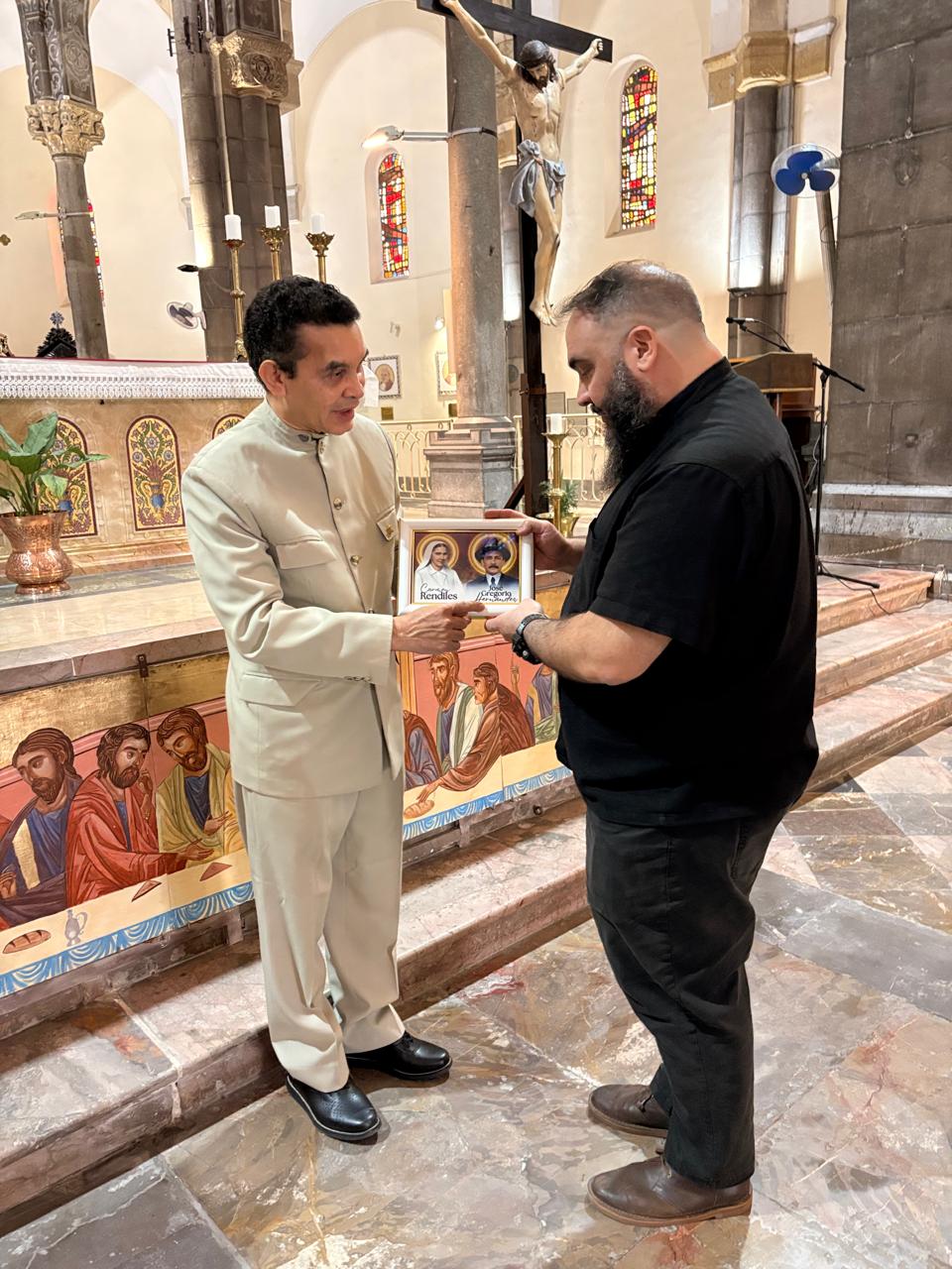 Parroquia católica de Túnez recibe imagen de santos venezolanos