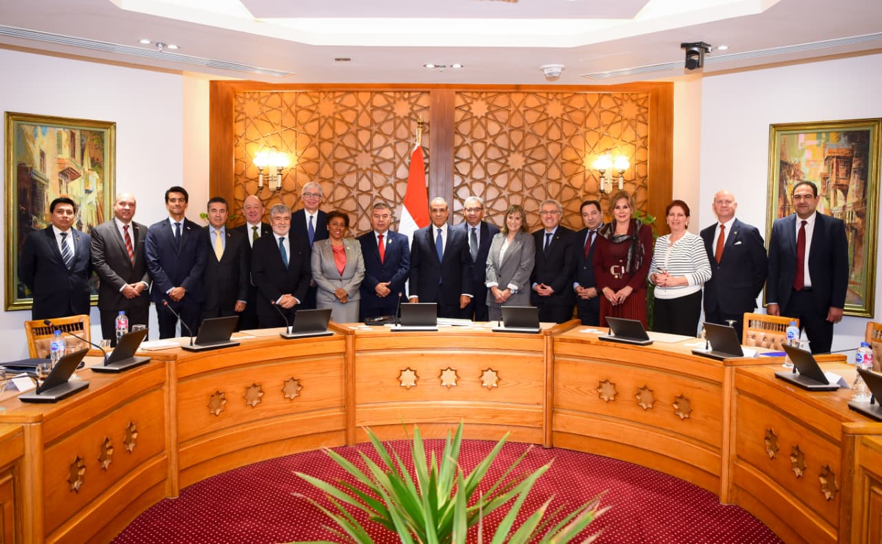 Canciller de Egipto se reúne con embajadores latinoamericanos y caribeños