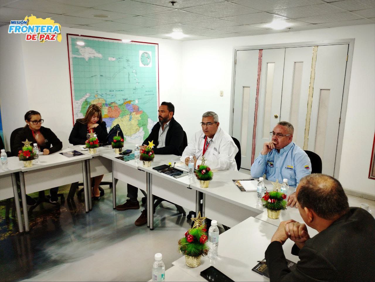 Oficina de Fronteras lidera reunión sobre reordenamiento marítimo venezolano