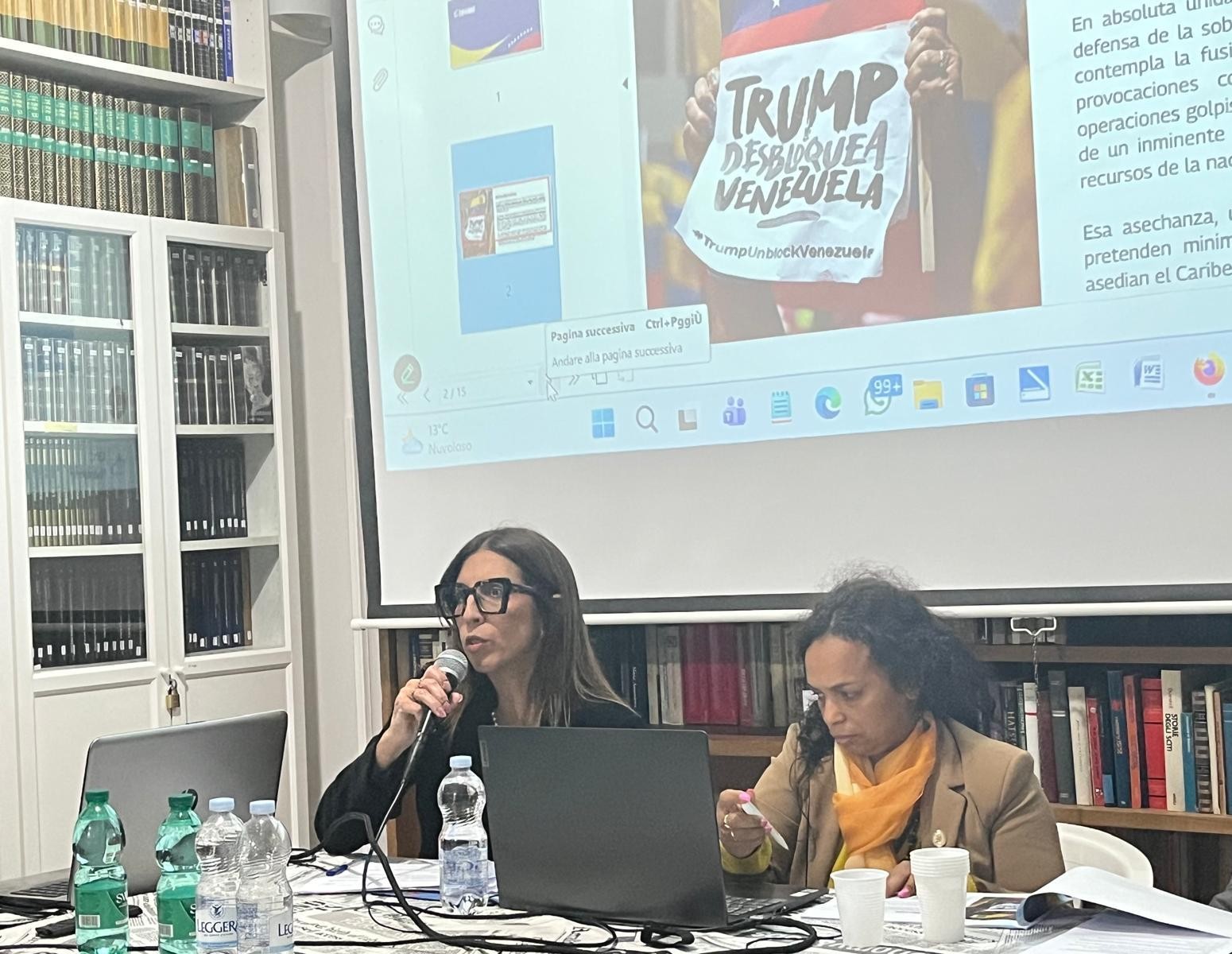 Realizan en Italia Encuentro Informativo “Amenaza a la Paz en Venezuela y en América Latina”