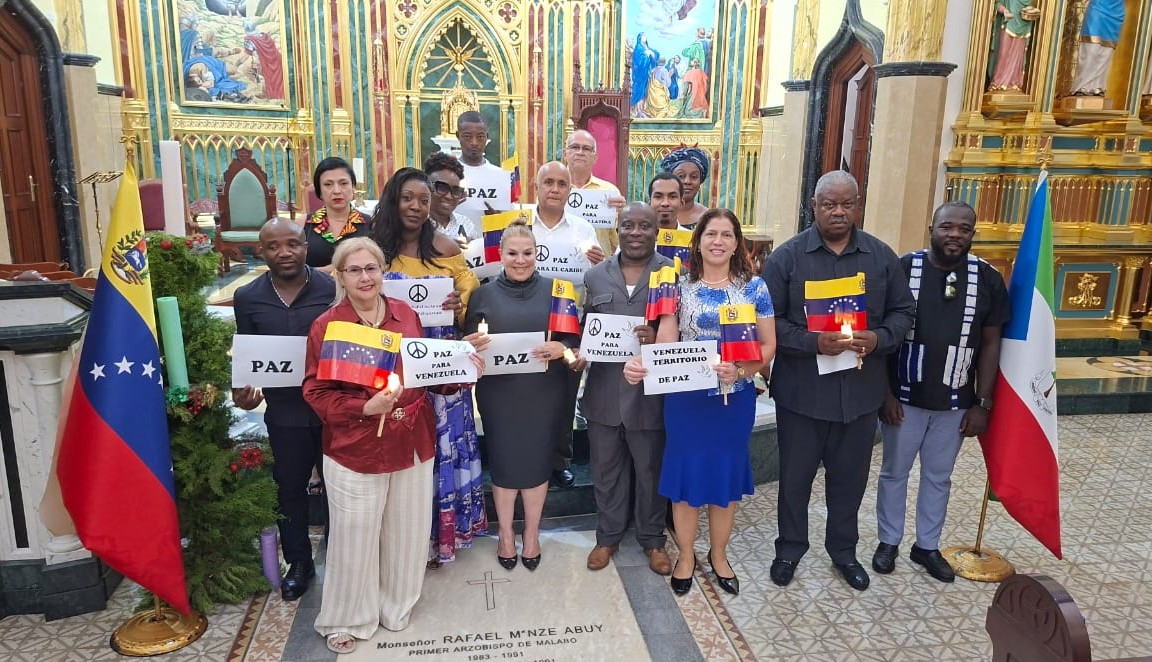 Celebran misa en Catedral de Malabo por la paz de Venezuela, América Latina y el Caribe