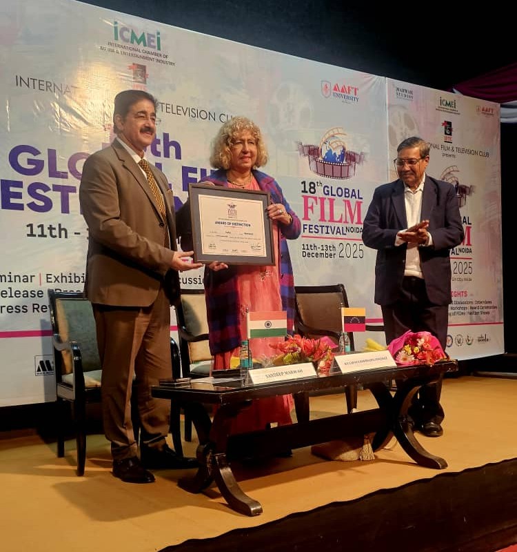 Cinematografía venezolana continúa brillando en la India