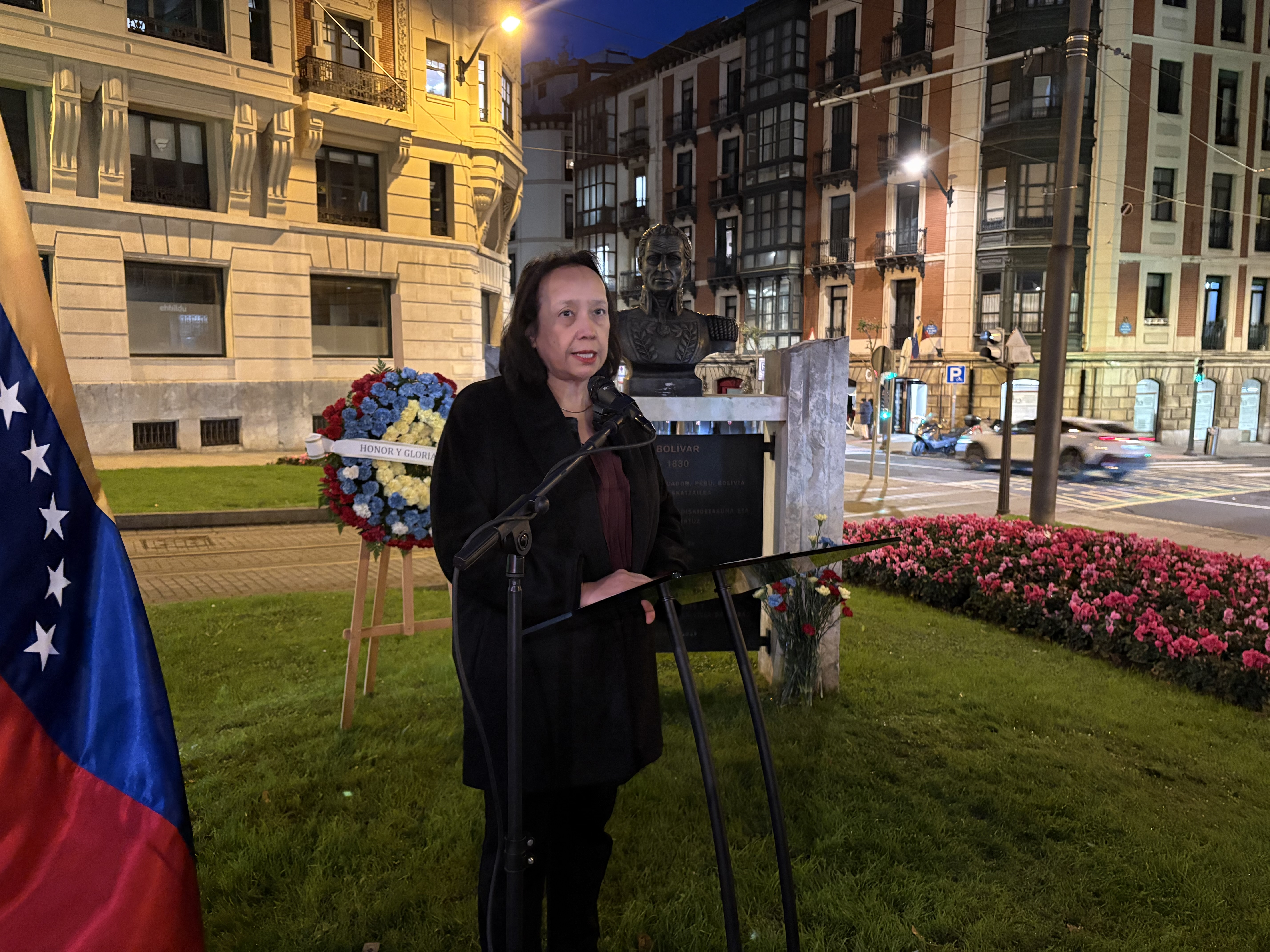 Conmemoran en Bilbao 195.º aniversario del fallecimiento del Libertador 