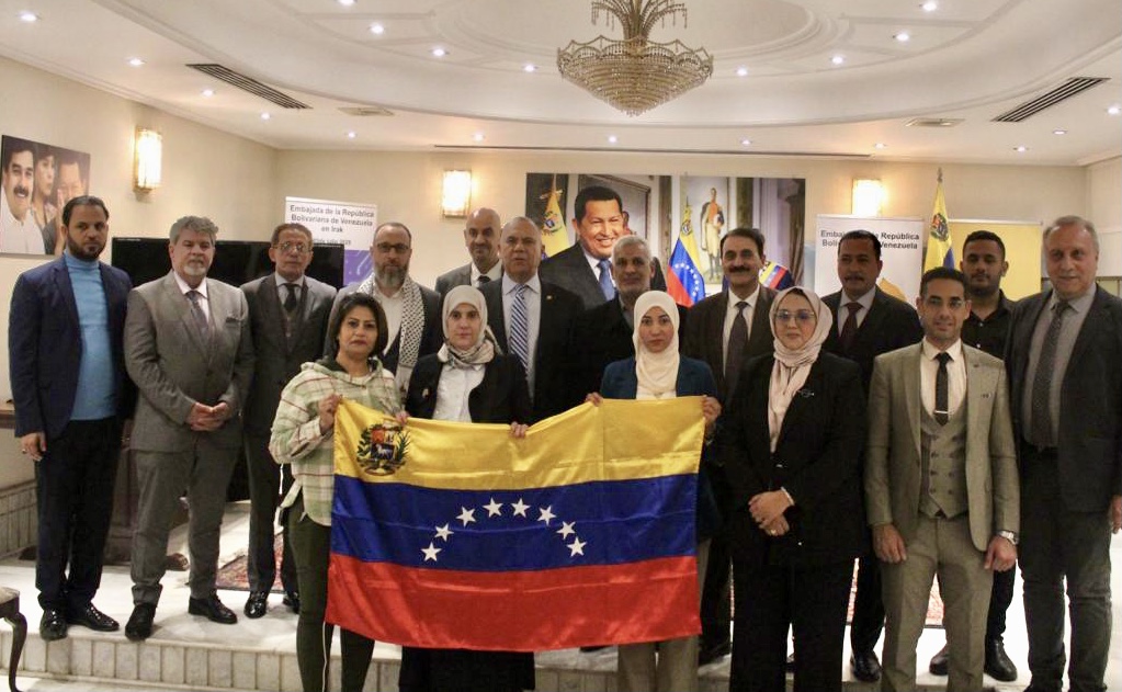 Periodistas, intelectuales y miembros de partidos políticos de Irak expresan su apoyo a Venezuela 