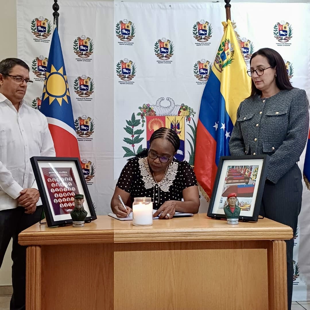 Presidenta de Asamblea Nacional de Namibia expresa su firme solidaridad con el pueblo venezolano