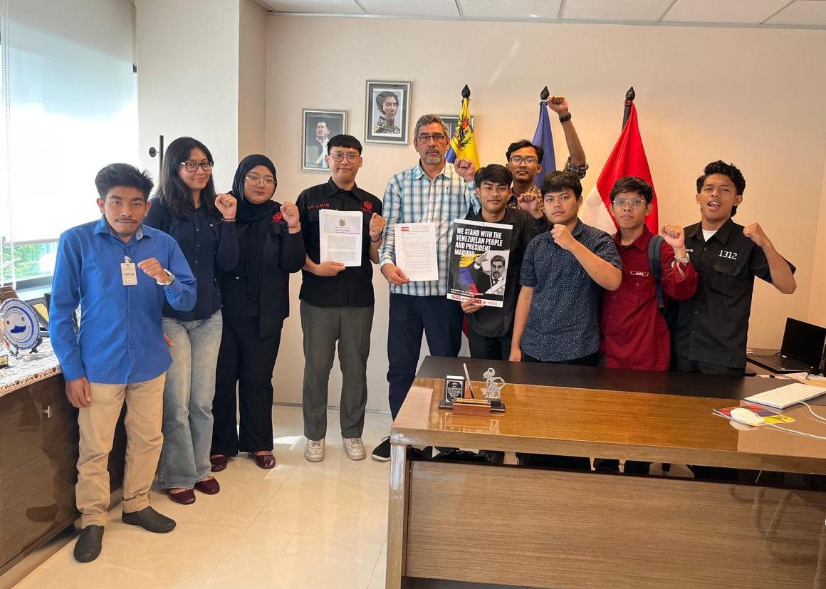 Venezuela recibe Comunicado de Solidaridad de la Liga de Estudiantes de Indonesia por la Democracia