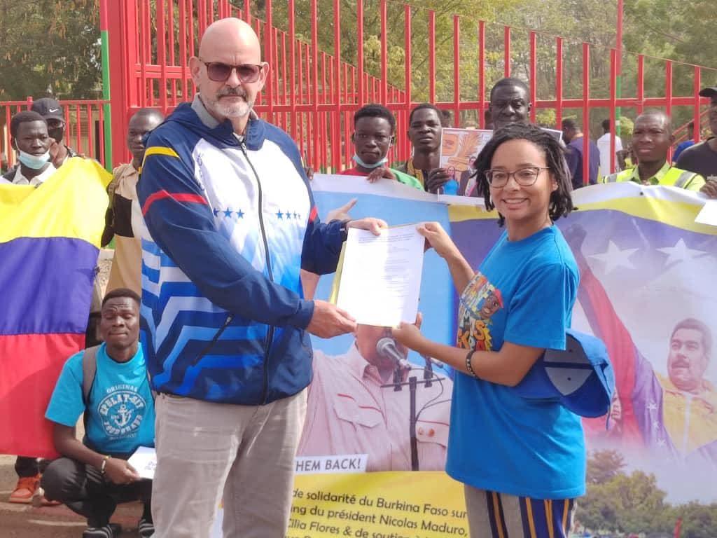 Acto de solidaridad con Venezuela se realiza en Burkina Faso