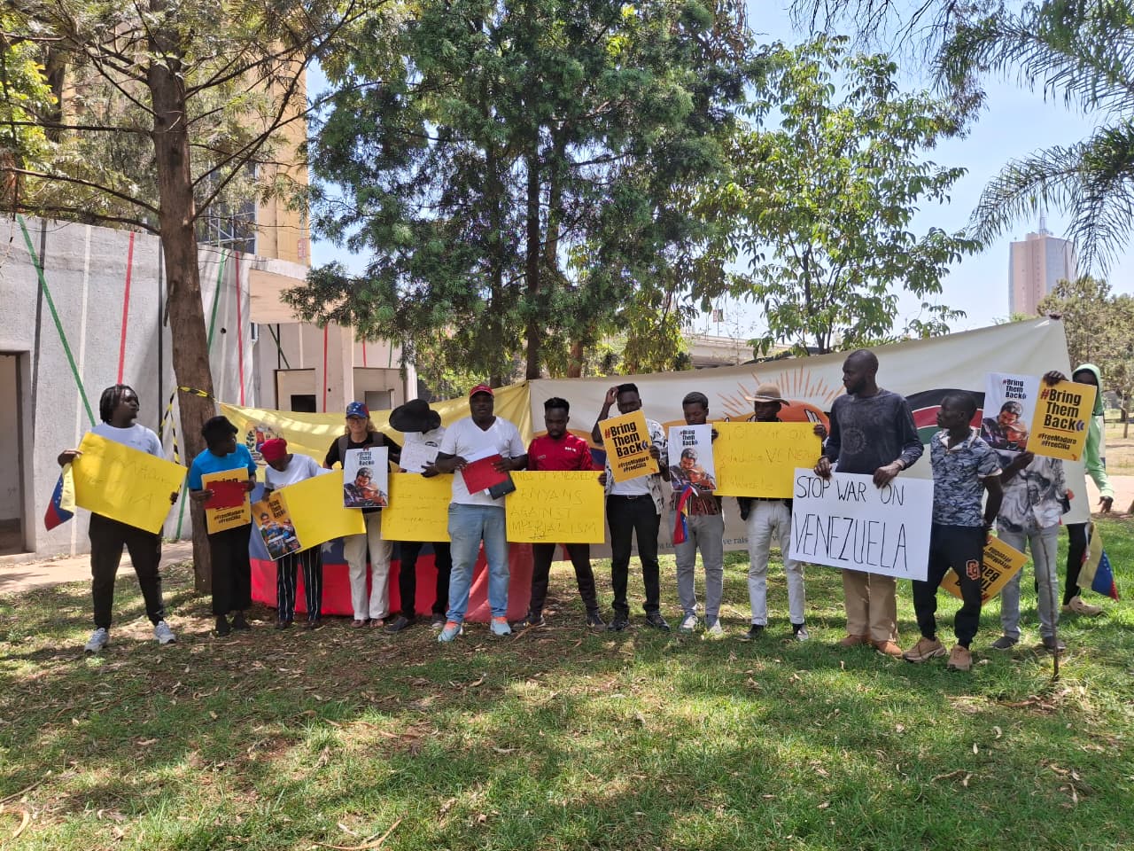 Solidaridad keniana condena ataque militar contra Venezuela y exige liberación de pareja presidencial 