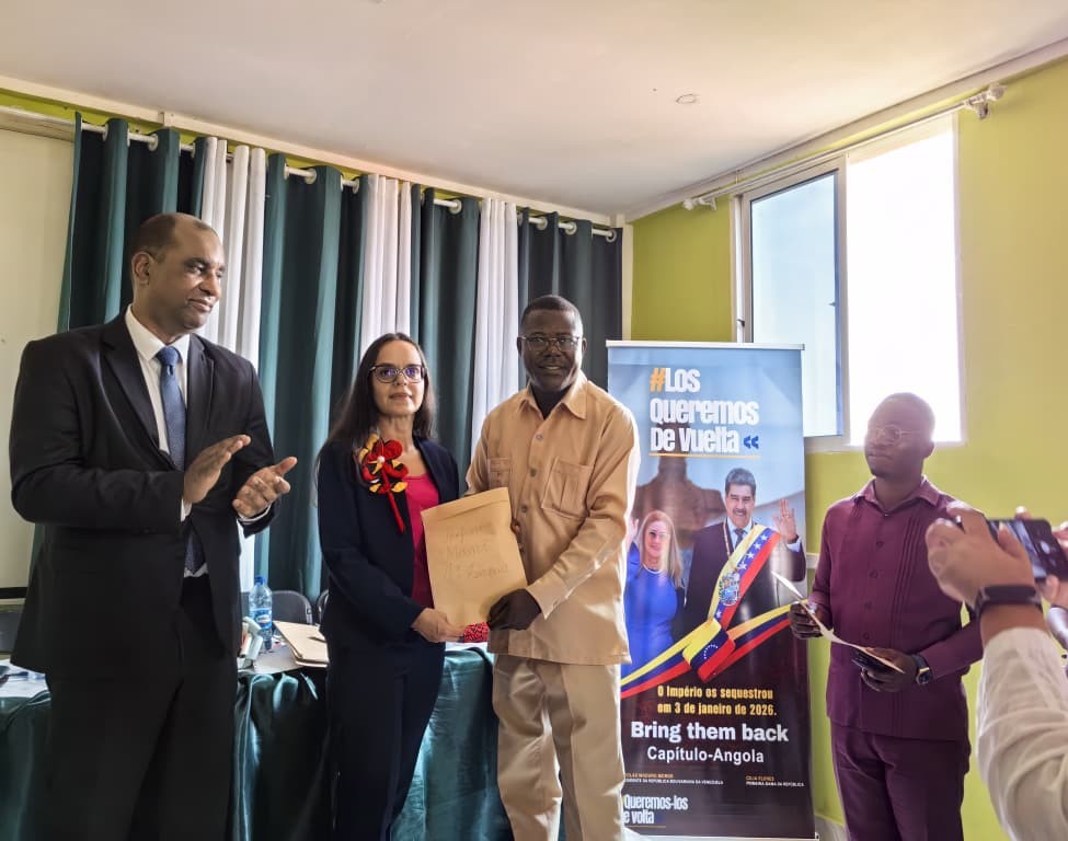 Comunidad académica angoleña expresa solidaridad con Venezuela en el marco de Campaña “Bring Them Back”