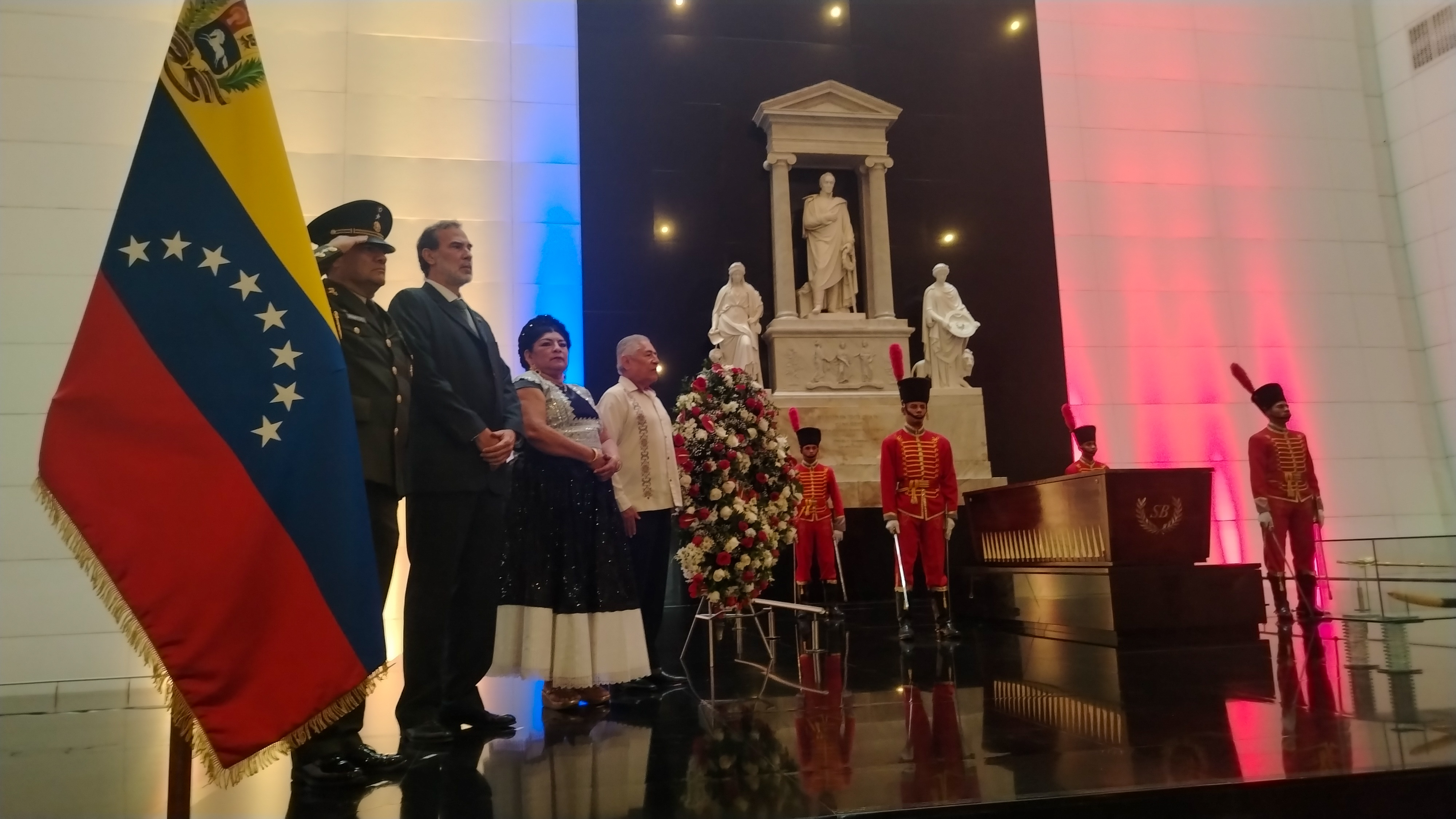 Celebran en Caracas 202 años de la ciudadanía mexicana otorgada al Libertador Simón Bolívar