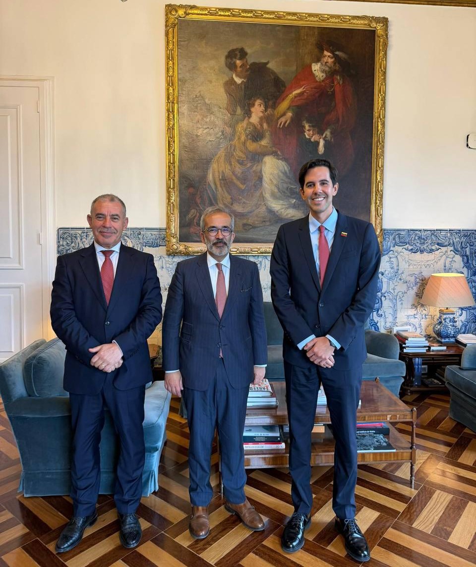 Viceministro Oliver Blanco se reúne con el Ministro de Asuntos Exteriores de Portugal Paulo Rangel