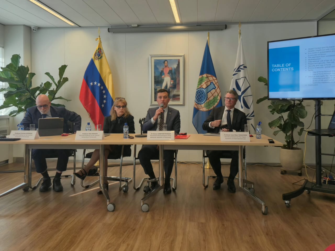 Diplomacia Bolivariana de Paz reivindica en La Haya la visión del Sur Global en el Día Internacional del Multilateralismo