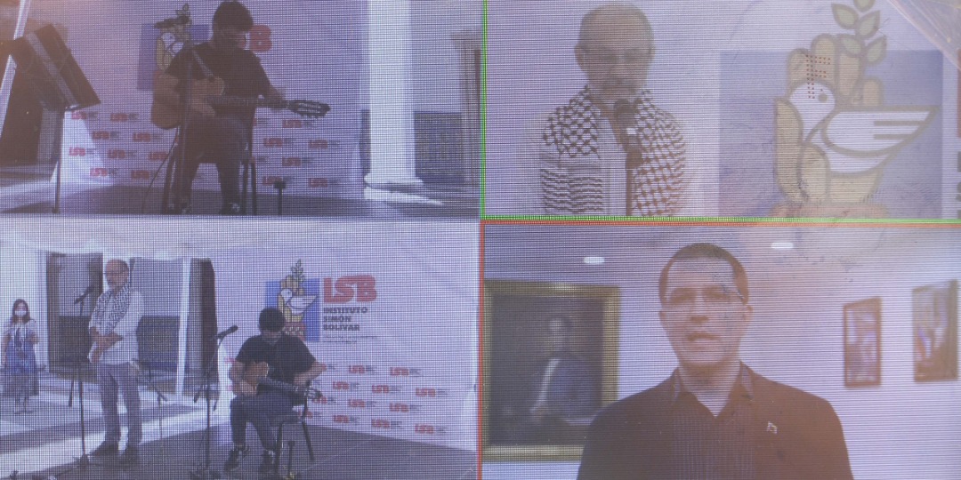 Instituto Simón Bolívar realiza actividad cultural ‘Un canto de solidaridad con Palestina’
