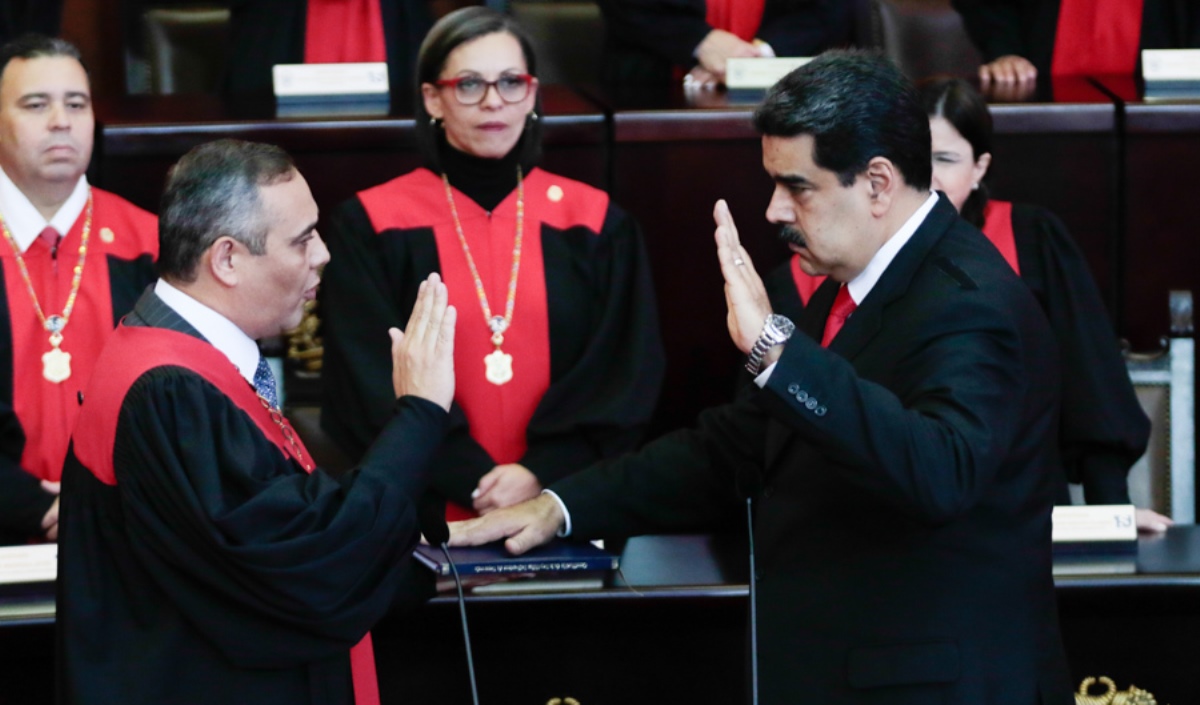 President Nicolás Maduro took oath in 2019 abiding by the Constitution