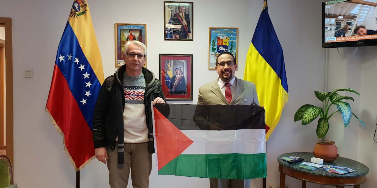 Asociación de Solidaridad Rumania-Palestina estrecha lazos de amistad con Venezuela